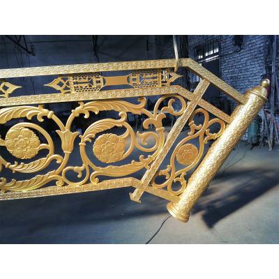 China Modern Cast Aluminum Carved Balcony Railing Design for sale