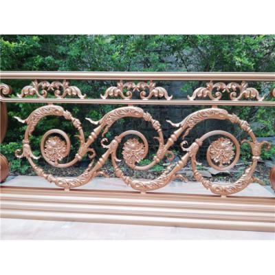 China The modern high quality indoor steel cast iron stair railing the cast aluminum balcony railing for sale