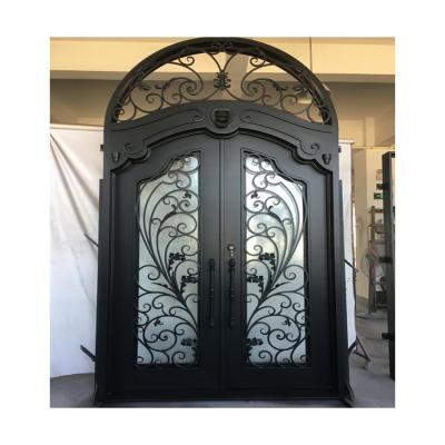 China Modern Custom House Front Entry Door Main Two Way Doors for sale