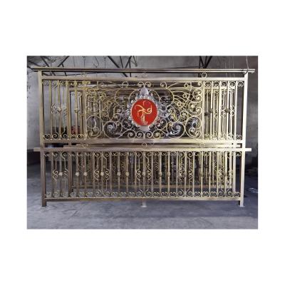 China Modern Heavy Duty Customizable Iron Balcony Symbol Safety Imperial Railing For Home for sale