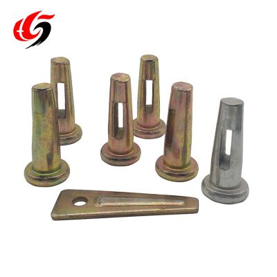 China Hotel Stub Pins And Wedge Pin 16*52 Galvanized Formwork Accessories Aluminum for sale