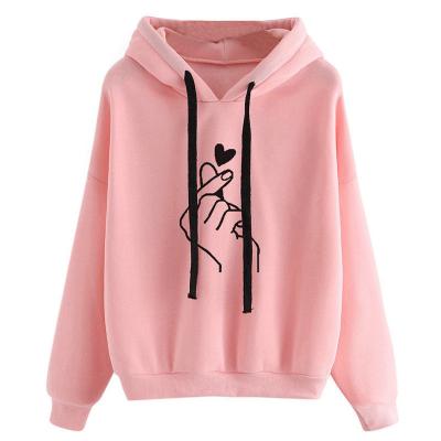 China 2022 New Anti-wrinkle Hoodies Design Pullover Plain Cotton Women Oversized Hoodie for sale