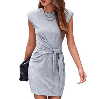 China Anti-Wrinkle Odm Sleeveless Fashion Dresses Women Ladies Elegant Customized Casual Mini Dress Summer for sale