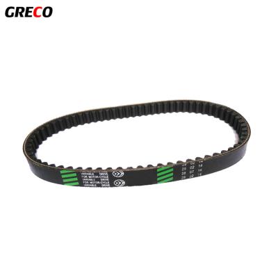 China 729x17.7x30 scooter parts cvt drive belt kymco gy6 125 rubber belt for sale