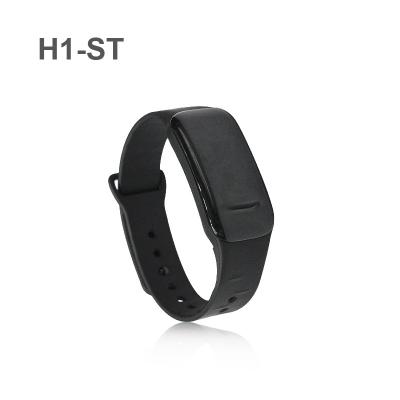 China Social Distance Trace Alert Wristband Social Distance Trace Bracelet Ble 5.0 Beacon Bracelet Beacon with LED and Vibrator for sale