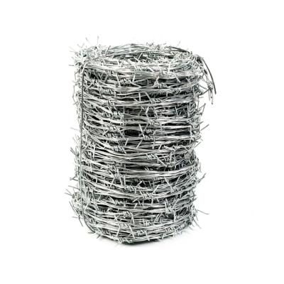 China Hot Dipped Galvanized Barbed Wire Barbed Wire Antirust Hot Galvanized for sale