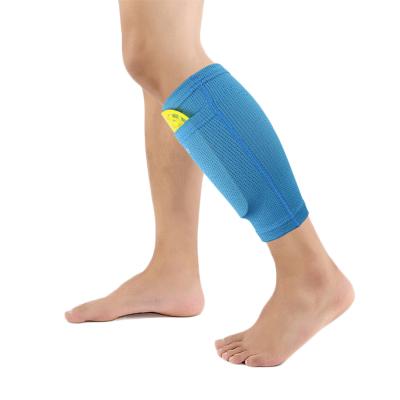 China 1 Pair New Nylon Soccer Football Shin Guard With Pocket For Shin Pads Leg Sleeves Supporting Protective Sock for sale