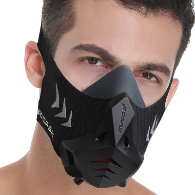 China Wholesale ODM Fitness High Altitude Training Quick Drying Sports Mask For Reusable Silicon Logo Workout Mask Custom Made Fabric And Washable for sale