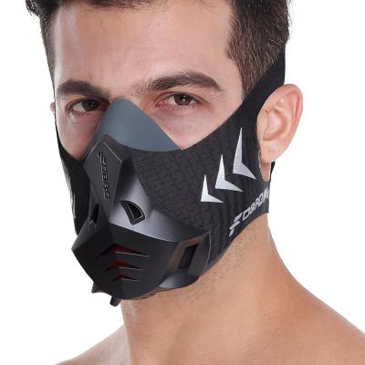 China High Altitude Fitness Workout Windproof Gym Filters Trainings Silicon Designer Black Custom Sport Smart Washable Mask For Running for sale