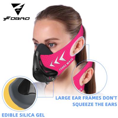 China High Quality Fitness Training Breath Workout Control Portable Oxygen Breathing Mask Windproof Mask for sale