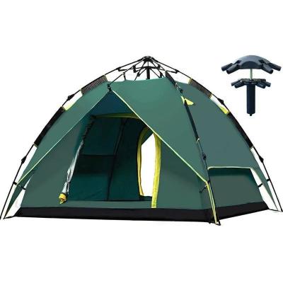 China Tenda de campamento plegable portátil automática de 3-4 personas para exteriores impermeable personalizada en venta