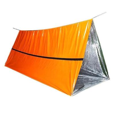 China Tenda de emergencia de supervivencia al aire libre con tubo portátil para emergencias en venta