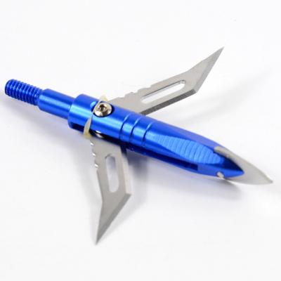 Cina 4.3X2.5cm Portatile 100 Grandi Metalli Broadhead per Arco Arco A Caccia Esterno testa freccia in vendita