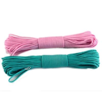 China Outdoor Survival Paracord 550 with 7 Inner Strand Typeiii Polyester Paracord Braided Rope for sale