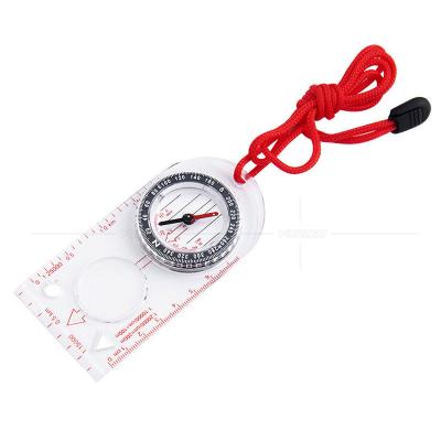 China Outdoor Multifunctional Ruler Map Compass for Backpacking and Camping Gear for sale