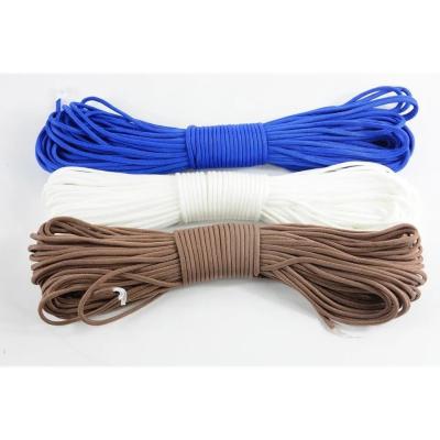 China 100ft Type III 7 Strand 4mm 550 Paracord Parachute Cord Lanyard Rope for Packaging for sale