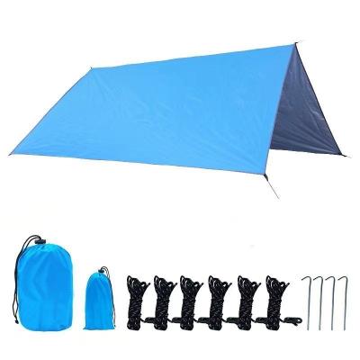 Chine Tente en bâtonnet de camping en polyester extérieur avec revêtement argenté et structure en peau unique à vendre