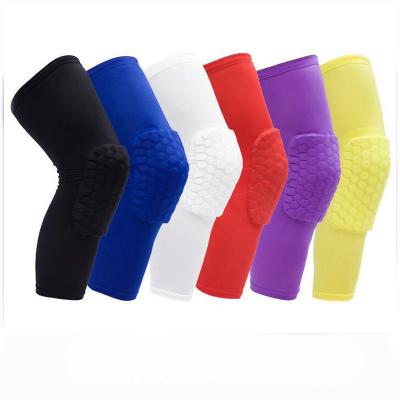 China US 2/Piece Knee Support Lycra Leg Sleeve for Basketball Sport Compressão do joelho à venda