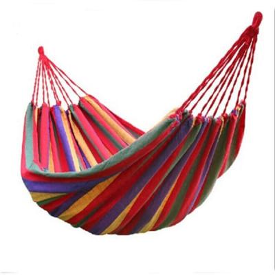 China 80-200 kg Weight Capacity Portable Camping Hammock Customized Request for Cotton Canvas for sale