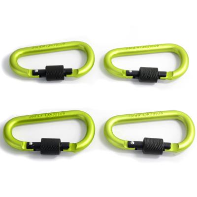 China 8cm de Alumínio Moinho Snap Hook Carabiner Clip de forma D para embalagem Peso bruto 0,025kg à venda