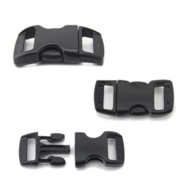 China 10mm Paracord Curved Side Release Buckle Plastic for Paracord Bracelet Manufacturing for sale