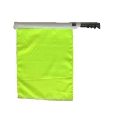 China Wholesale Sport Competition Football or Soccer Hand Referee Flag Sport Flag for sale