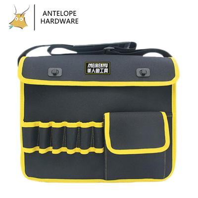 China Anti Piercing Portable Tool Bag The Single Shoulder Backpack Tool Bag Electrician Belt for sale