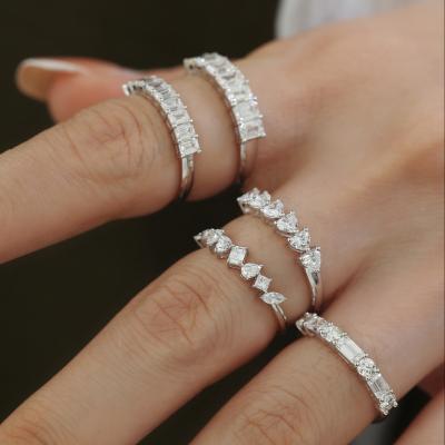 China Hot Selling Personality Ring Set Picture Is Too Abnormal High Quality So Cool European Style Diamond Ring Super Fold Wear Fashion for sale