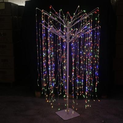 China Custom Warm Christmas Tree Light IP65 White Christmas Lights Pattern Mutil Color Willow Lights Waterproof For Street Party Decorations for sale