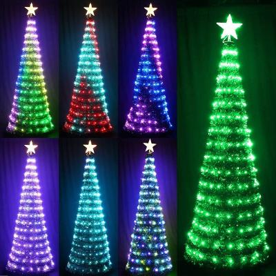 China Popular Custom Christmas Tree Light IP65 RGB Decorative Pattern Tree Lights From Tiktok For Street Party Decorations for sale