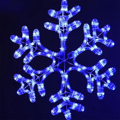 China Amazon Hot Sales IP65 Waterproof Led Snowflake Neon Tube Light Snowflake Lights Christmas Neon Tube Snowflake Flashing Light For Christmas Decoration for sale