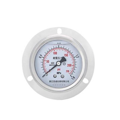 China 60mm Pressure Gauge 1/4 Thread Back Linked To Axial Vacuum Gauge YN60ZT for sale