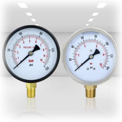 China Stainless Steel Liquid Filled Gauge Pressure Gauge Housing Vacuometer for sale