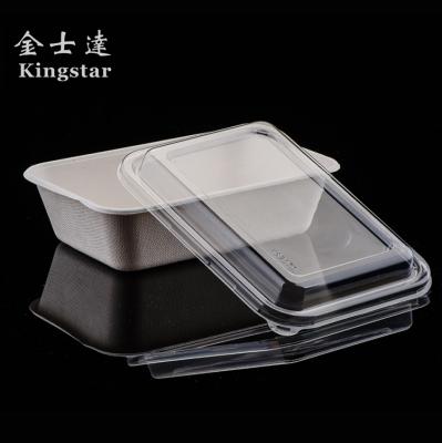 China Best Quality Plastic Dome Lid for 850ml Sugarcane Container for sale