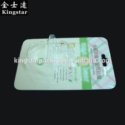 China Plastic Clamshell Blister Packaging For Baby Nipple Blister Packaging Tray for sale