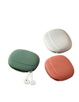 China Small Order Portable Soft Waterproof Earphone Storage Protective Silicone Cases for sale