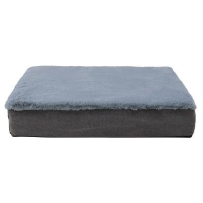 China Waterproof Rectangular Winter Mat Waterproof Bed Large Dog Plush Kennel Dog Mat for sale