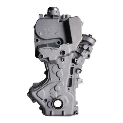 China Aluminum Car Timing Kingsteel Chain Cover Assy Oil Pump Fit For Volkswagen/Audi/Skoda for sale