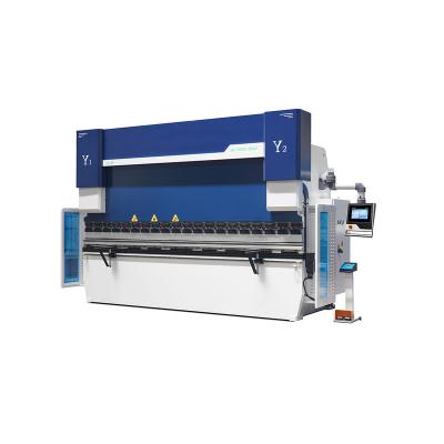 China Building Material Stores 100t/125t/150t/200t CNC Hydraulic Press Brake Strapping Plate Electro Hydraulic Servo Bending Machine for sale