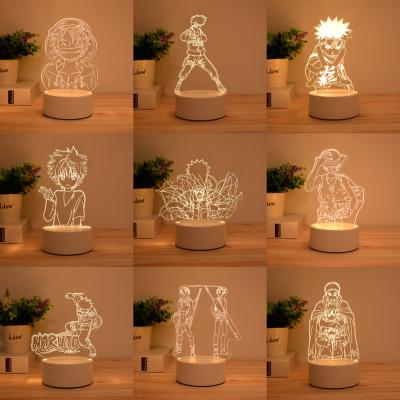 China Modern personalized 3d illusion lamparas home decor love christmas lights led 3d engraving acrylic night light lamp for sale