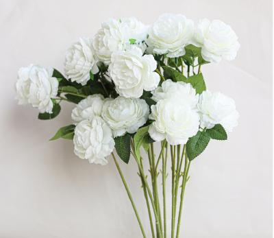 China Art Decor Artificial Flowers fade bakerpure peony for wedding party centerpieces and home decor for sale