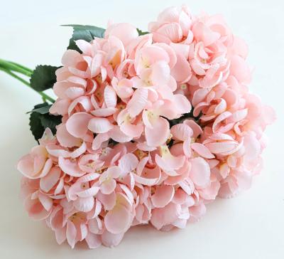 China Silk Artificial Flower Bouquet Hydrangeas Amazon Wedding For Decorative Flowers Wedding Home for sale