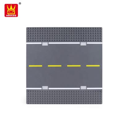 China Multiple activities Wange road plates 32x32 blocks baseplate plastic straight legoing city toy for sale