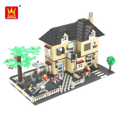 China China 2018 Building Toy Toys Mini Villa Model Creative Toys DIY Plastic Building Block Toy For Kids for sale