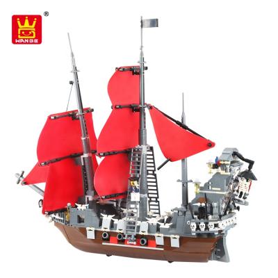 China Eco-friendly Material Self Assemble Funny Toys Bricks Black Bear Corsair Blocks Toys for sale