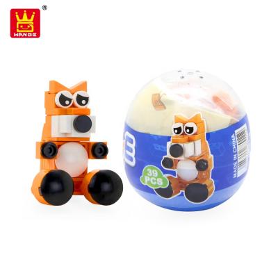 China Building Block Toys Wange Juguetes Puppy Malaysia Plastic Capsule for sale