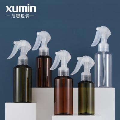 China Wholesale Green BEAUTY PACKAGING Trigger Spray Bottle 100ml 150ml Pet Bottles For Disinfectants for sale