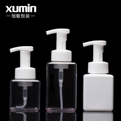 China Cosmetic Transparent Foaming Hand Soap Bottle Foam Pump Bottle 250ml 300ml 400ml Large Capacity Wash Hands Foam Pump Bottle for sale