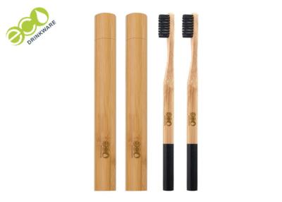 China Nature Organic Bamboo Environmentally Friendly Toothbrush Laser Engraved Logo for sale