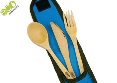 China Eco Friendly  Bamboo Cutlery Set Easy To Take Out  Custom Logo for sale